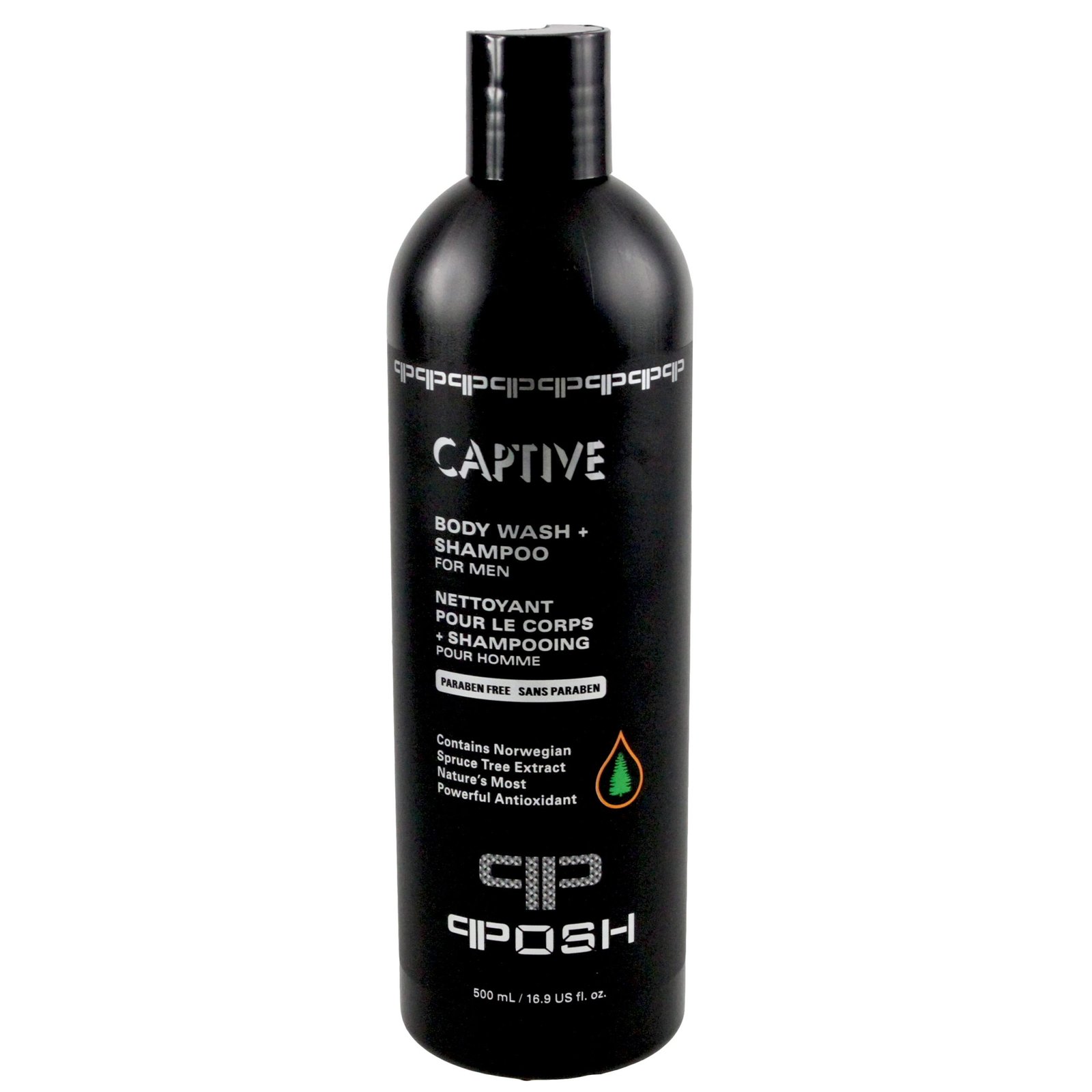POSH CAPTIVE - Body Wash + Shampoo For Men