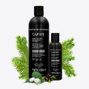 POSH CAPTIVE - Body Wash + Shampoo and Conditioner Set For Men